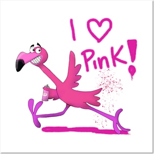 I love Pink! Posters and Art